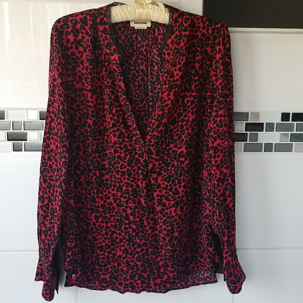 Tink Leo Print Blouse